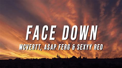 Mcvertt A Ap Ferg Sexyy Red Face Down Lyrics Youtube