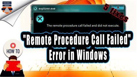 How To Fix The Remote Procedure Call Failed Error In Windows 11 YouTube