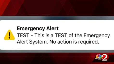 Florida Emergency Alert Test State Apologizes For Early Alert