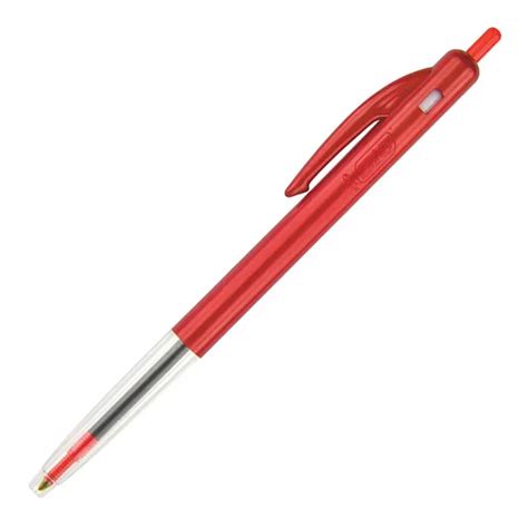 Bic Clic Ballpoint Pen Medium 1 0mm Red