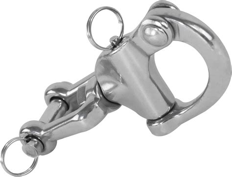 5 Jaw Swivel Snap Tack Shackle For Sailboat Stainless Steel Five