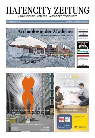 Archäologie der Moderne HAFENCITY ZEITUNG