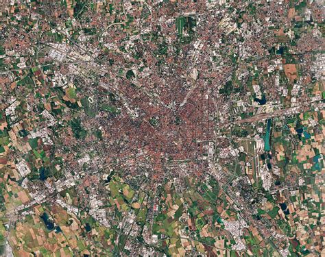 Milano Vista Dall Alto In Una Spettacolare Foto Dell ESA