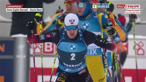 Biathlon Replay Mass start hommes d Oberhof Vidéo Dailymotion