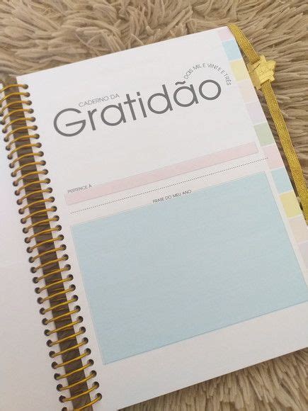 Caderno Da Gratidão Mandaluhz Elo7 Produtos Especiais Caderno