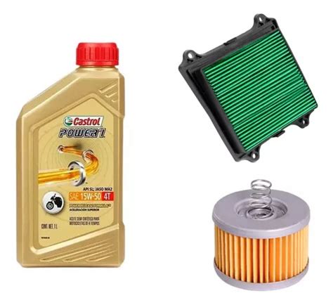 Kit Service Castrol Power 1 Filtros Rouser Ns 160 M Coyote