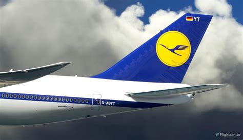 Lufthansa D Abyt Köln Retro Livery Asobo B747 8i [8k] For