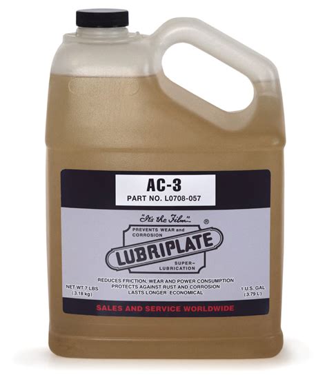 AC-3 (Air Compressor Oil) | Lubriplate Lubricants Co.