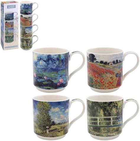 Lesser Pavey Set Of Stackable Mugs British Designed Stacking Mugs