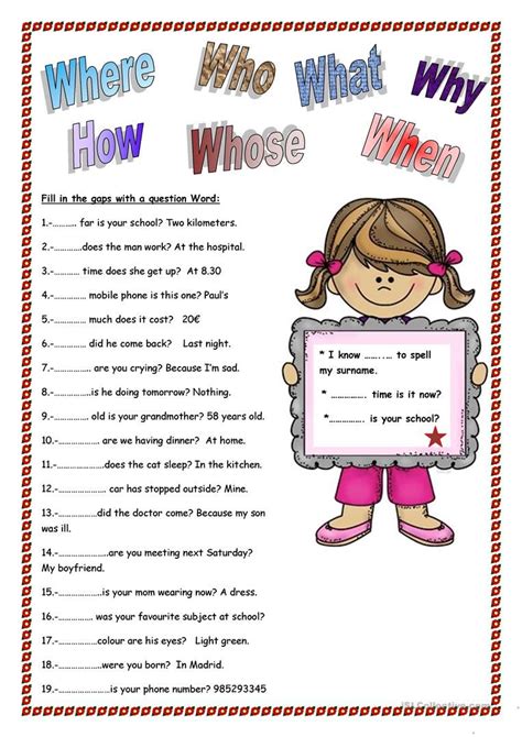 Interrogative Sentences Exercises For Class 4