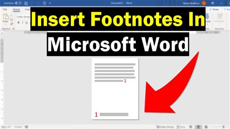 How To Insert Footnotes In Microsoft Word And Endnotes Youtube