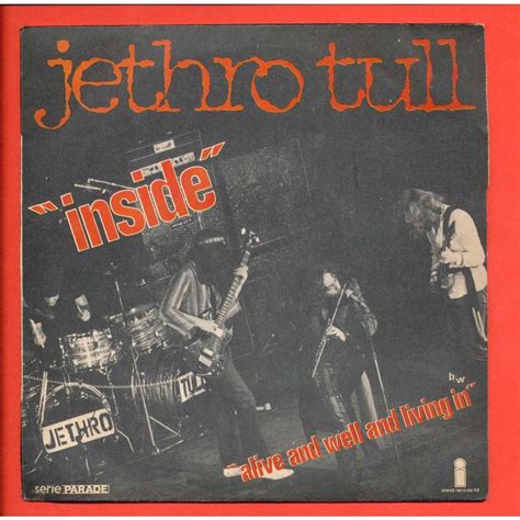 Jethro Tull “inside” French Single Cover Fonts In Use