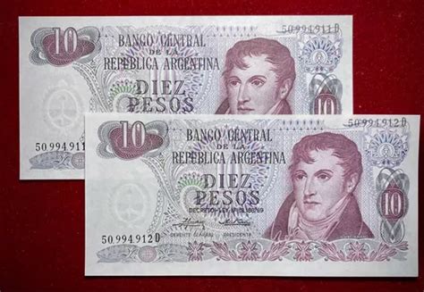 Billetes 10 Pesos Ley Bottero 2356 Correlativos Oferta MercadoLibre