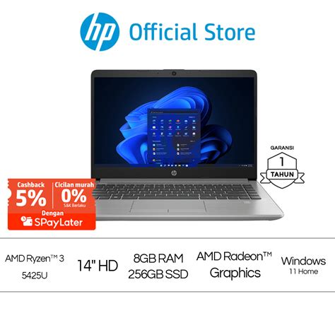 Jual Cicilan 0 Laptop HP 245 G9 14 Inch AMD Ryzen 3 5400U G10