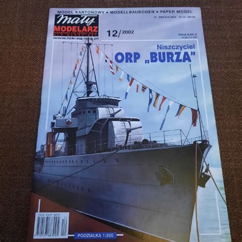 Ma Y Modelarz Niszczyciel Orp Burza Koszalin