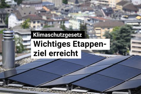 Klimaschutzgesetz Wichtiges Etappenziel Erreicht