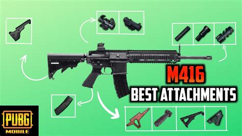 Best Attachments For M416 Pubg M416 এর জিরো রিকোইল অ্যাটাচমেন্ট Youtube