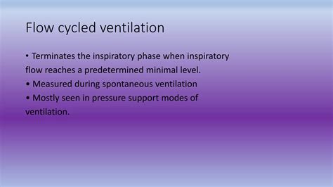 Mechanical Ventilation Pptx