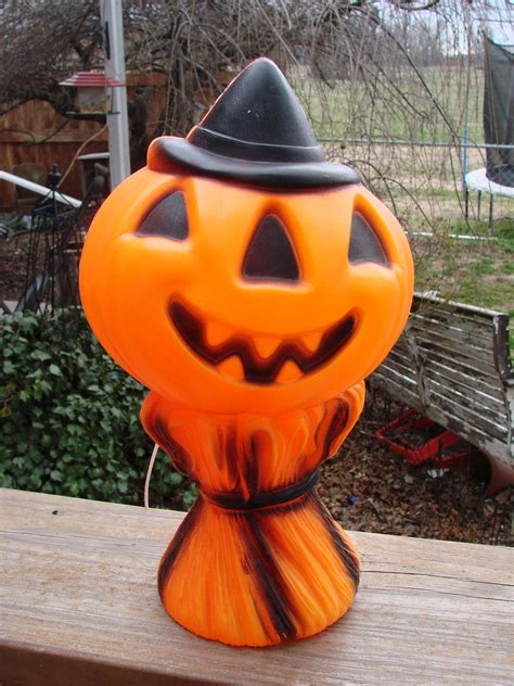 1969 Empire Blow Mold Halloween Pumpkin Jack O Lantern Halloween