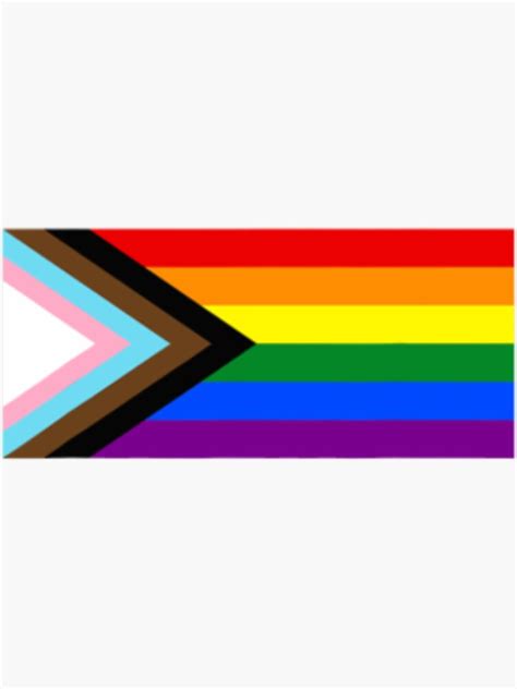 Pride Progress Rainbow Flag Lgbt Trans Und Queer40 Sticker For Sale