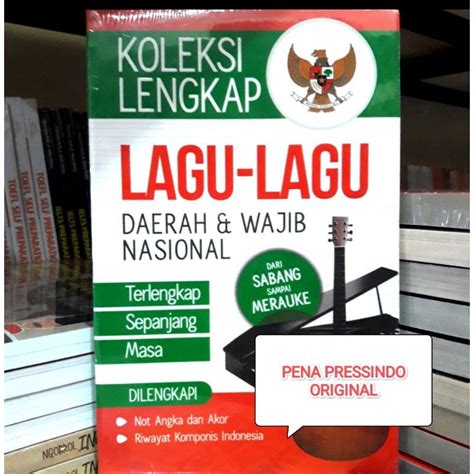 Jual BUKU KOLEKSI LENGKAP LAGU LAGU DAERAH DAN WAJIB NASIONAL TIM