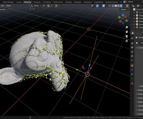 Artstation Blender 4 Jungle Vines Geometry Node Resources