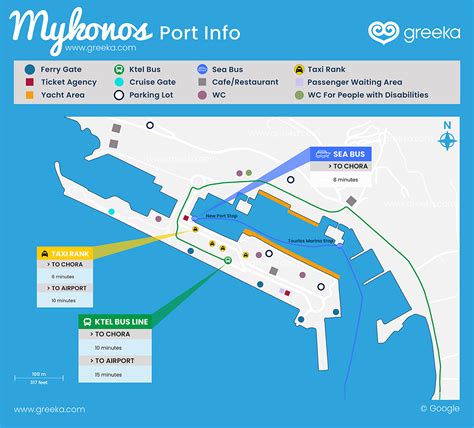 Mykonos Port Tourlos Photos Map Greeka