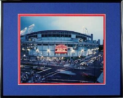 Wrigley Field Art - Chicago Cubs Photos-Wrigley Field: Cubs First Night ...