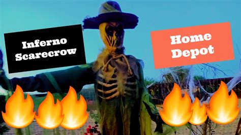 Home Depot Inferno Scarecrow 2021 YouTube