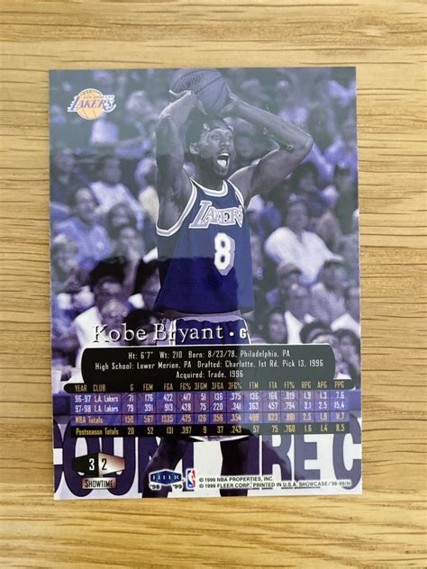 Letao Fleer Flair Showcase Kobe Bryant Base