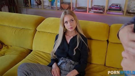 All Natural Russian Cute Blonde Loren Strawberry Fucks Two Cocks