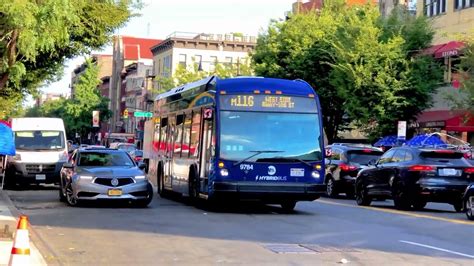 New York City Bus 2021 Nova Bus LFS HEV 9784 On The M116 Bus