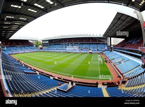 view  villa park stadium birmingham home  aston villa stock