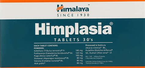 Buy Himalaya Himplasia Tablets 30 S Online And Get Upto 60 Off At Pharmeasy