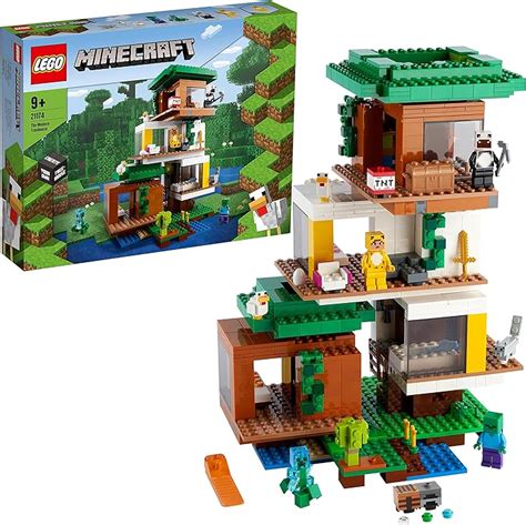 La Casa Sull Albero Moderna Lego Minecraft Giocattoli Per Bambini Di