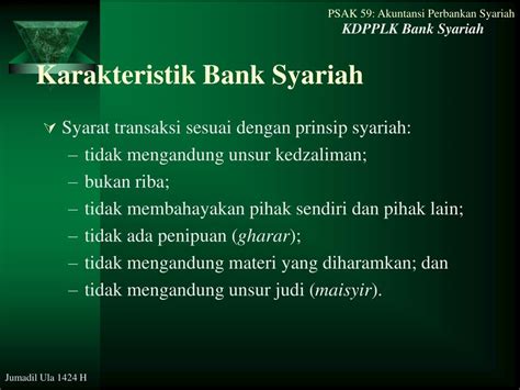 Karakteristik Bank Syariah Homecare24