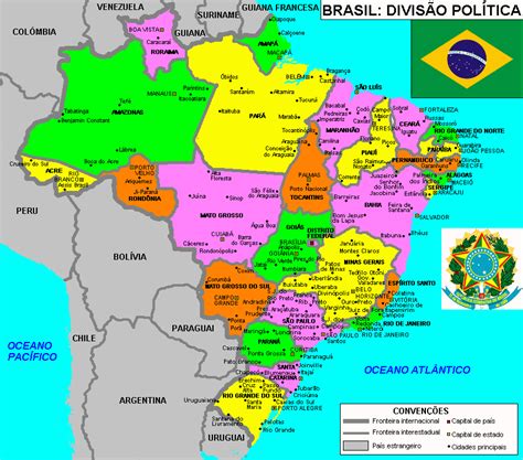 Brasil Mapas Geográficos Do Brasil