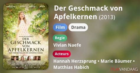 Der Geschmack Von Apfelkernen Film 2013 FilmVandaag Nl