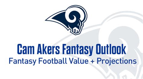 Cam Akers Fantasy Football Outlook Value 2021