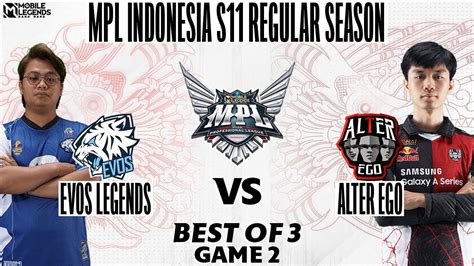 Regular Season MPL ID S11 Week 1 EVOS LEGENDS VS ALTER EGO Game 2