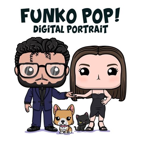 Funko Pop Custom Portrait Funko Pop Drawing Digital Custom Funko Pop ...