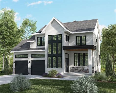 Two Story Modern Farmhouse Style House Plan 9899 Plan 9899