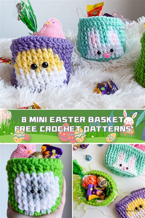 Mini Easter Basket Crochet Patterns Free Igoodideas