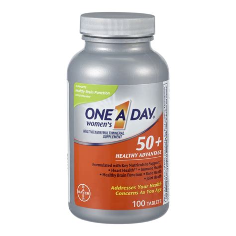 One A Day Womens 50 Healthy Advantage Multivitamin Multimineral Supplement Tablets 100 Count