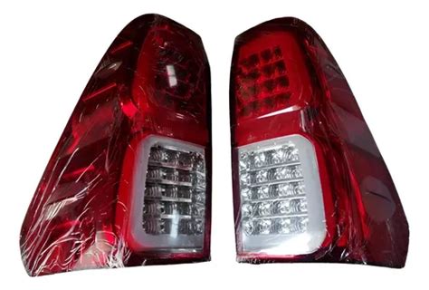 Calaveras Led Drl Para Toyota Hilux 2016 2023