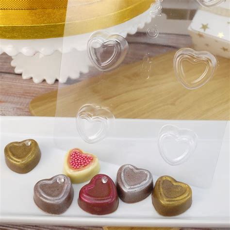 Heart Shaped Chocolate (Sweets) Mould | Cake decorating equipment ...