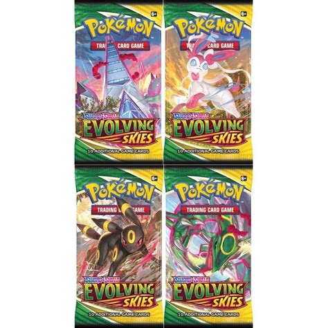 Pokemon Trading Card Game Sword And Shield Evolving Skies 4 Sealed