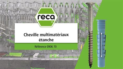 Cheville Multi Mat Riaux Tanche Wr Reca Youtube