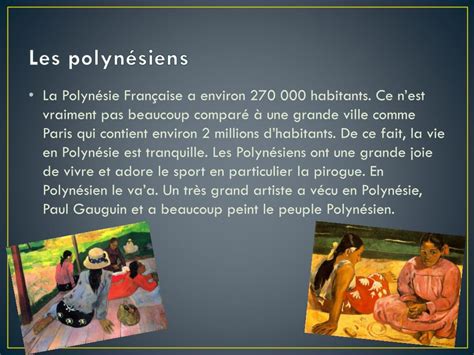 PPT La superbe Polynésie Française PowerPoint Presentation free