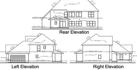 rear elevation plan